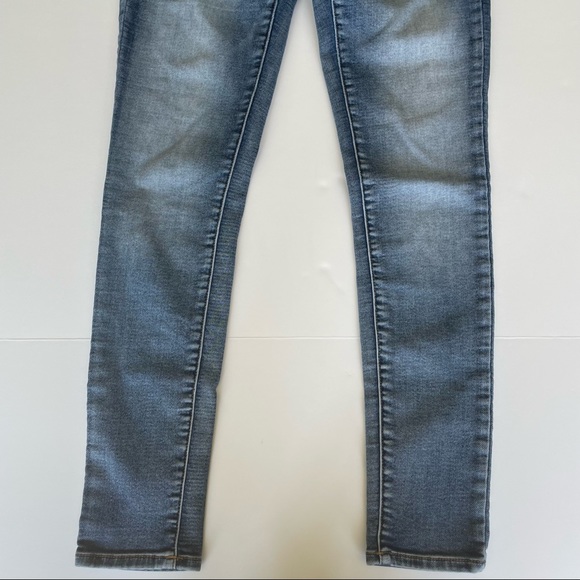 American Eagle Super Stretch Jegging Womens Size 8 Jeans Mid Rise Denim Blue - Picture 5 of 9